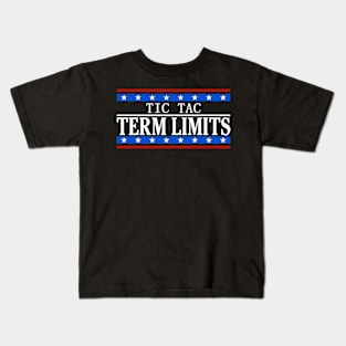 Tic Tac Term Limits Kids T-Shirt